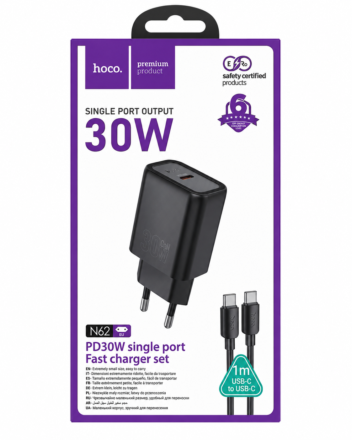 Chargeur USB C to USB C 30W 1m – Image 2