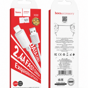 Cable Lightning vers USB 2.4 A, 1m Blanc