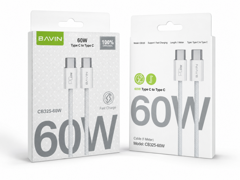 Câble USB C vers USB C 60W 1 m