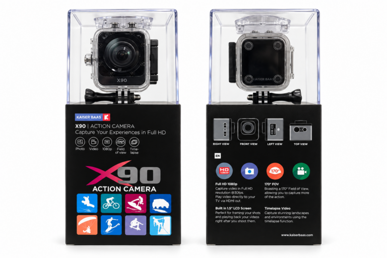 Caméra d’action Kaiser Baas X90 – Full HD 1080p