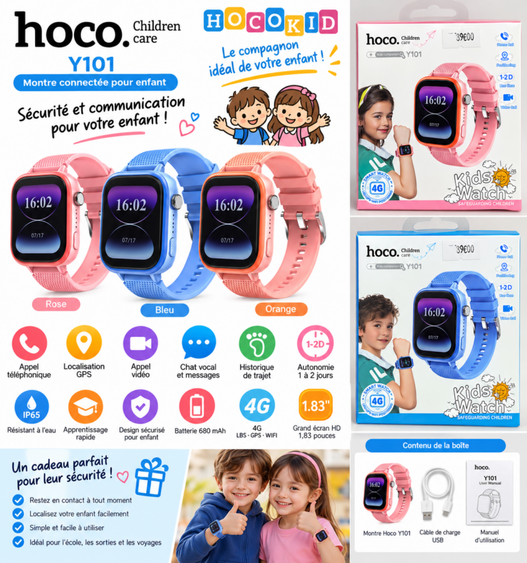 Montre connectée 4G pour enfant
