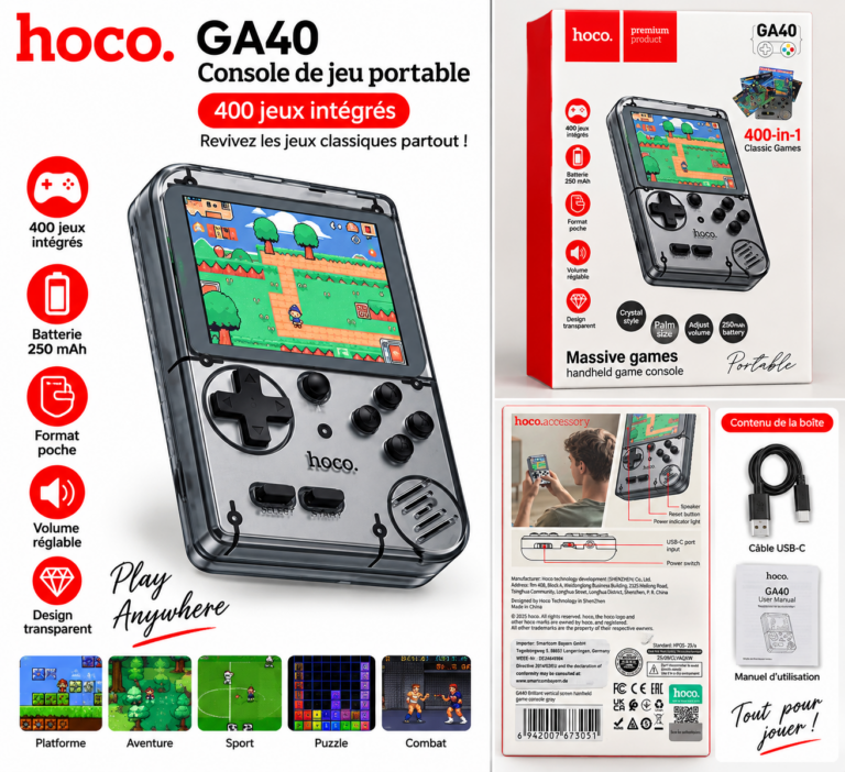 Console de jeux portable 400-en-1