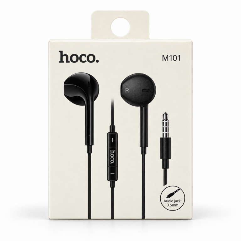 Écouteurs filaires Jack 3,5 mm avec microphone – HOCO