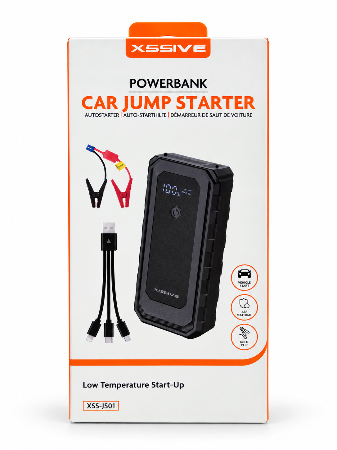 Booster de démarrage automobile et batterie externe XSSIVE