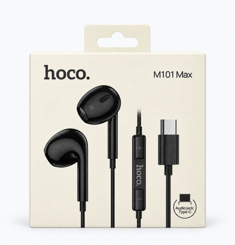 Écouteurs filaires USB‑C avec microphone-HOCO